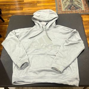 XL adidas hoodie - gray -